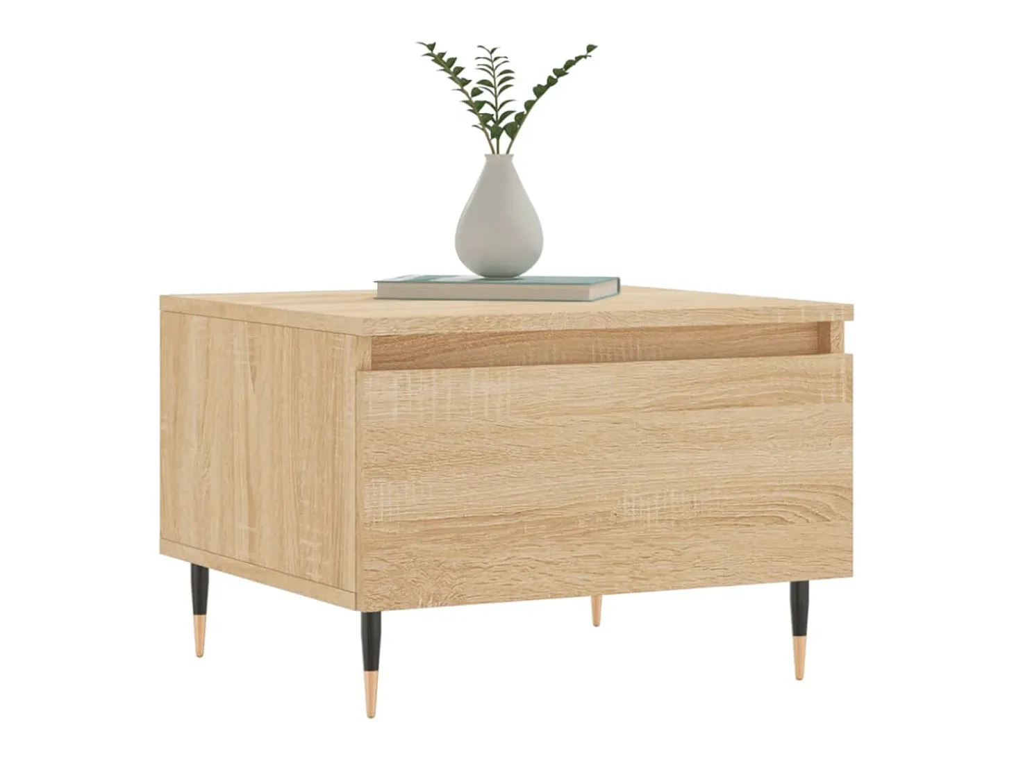 Conjunto de 2 Mesas de Centro | Mesa de apoio | Mesa de café 50x46x35cm deriv. madeira carvalho sonoma