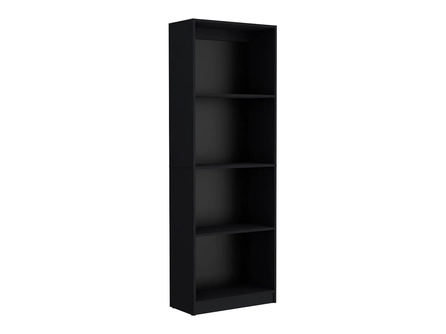 Conjunto de 3 peças de melamina para escritório em casa com prateleiras , 180.6 cm X 188.4 cm X 29.9 cm , Preto