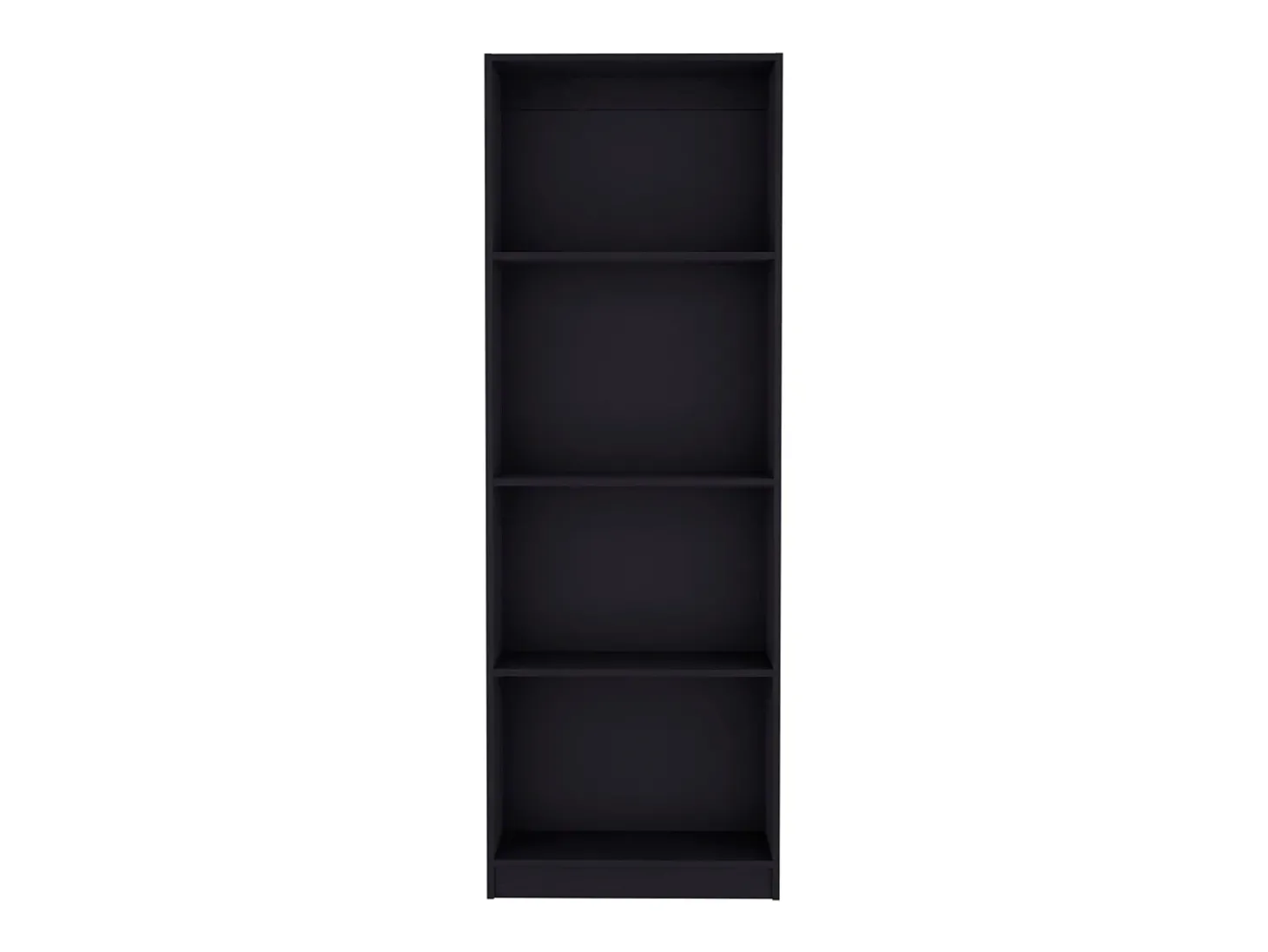 Conjunto de 3 peças de melamina para escritório em casa com prateleiras , 180.6 cm X 188.4 cm X 29.9 cm , Preto