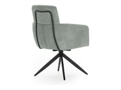 Conjunto de 2 poltronas de veludo com pernas de metal 57x65 h92 cm