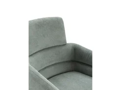 Conjunto de 2 poltronas de veludo com pernas de metal 57x65 h92 cm
