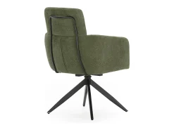 Conjunto de 2 poltronas de veludo com pernas de metal 57x65 h92 cm