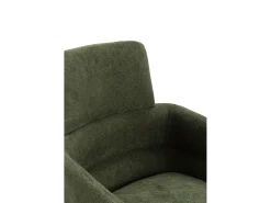 Conjunto de 2 poltronas de veludo com pernas de metal 57x65 h92 cm