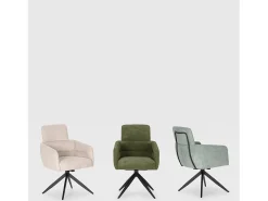 Conjunto de 2 poltronas de veludo com pernas de metal 57x65 h92 cm