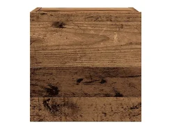 Conjunto de armário TV de parede 5 pcs madeira madeira velha