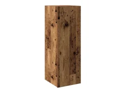 Conjunto de armário TV de parede 5 pcs madeira madeira velha