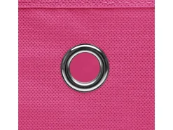 Conjunto de Caixas de Arrumação Rosa com Tampas - 4 Peças 28x28x28 cm