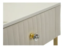 Conjunto de Mesas Auxiliares VKH771, Bege, 45x45x90 cm, Kendra Home