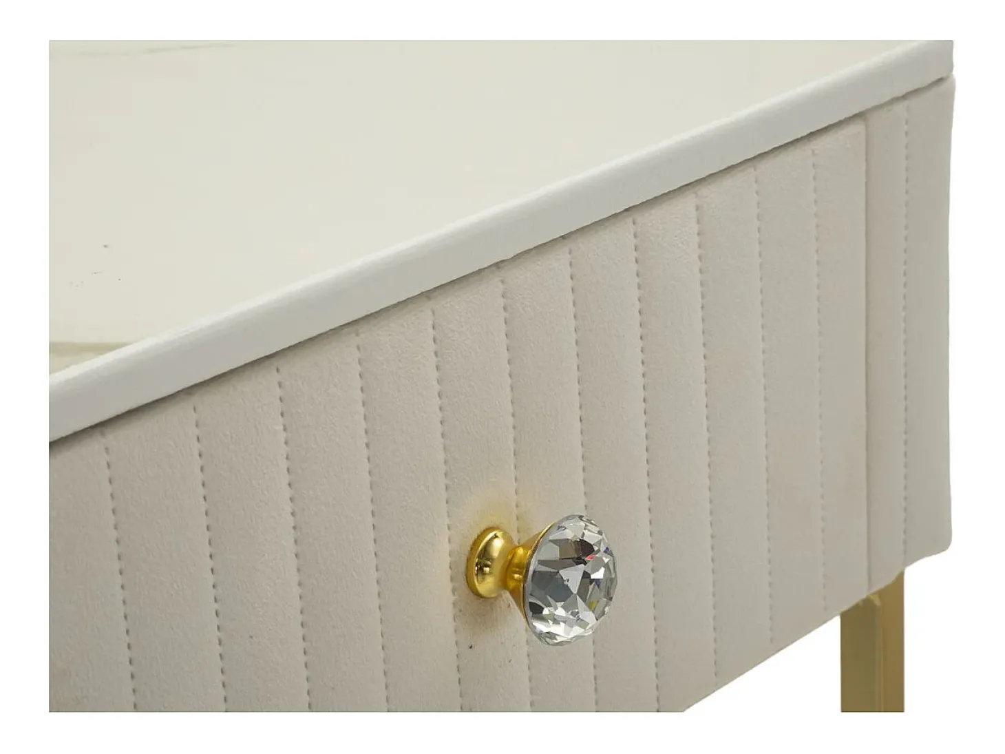 Conjunto de Mesas Auxiliares VKH771, Bege, 45x45x90 cm, Kendra Home
