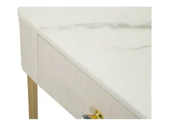 Conjunto de Mesas Auxiliares VKH771, Bege, 45x45x90 cm, Kendra Home