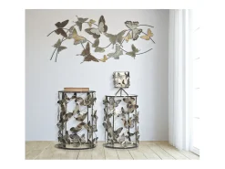 Conjunto de Mesas Auxiliares Borboleta 34, Multicolorido, 41,3x41,3x55 cm, Kendra Home