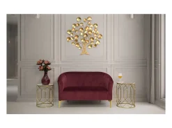 Conjunto de Mesas Auxiliares VKH561, Ouro, 42x42x53 cm, Kendra Home