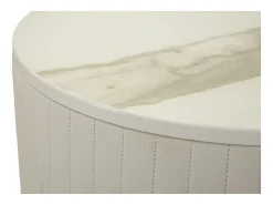 Conjunto de Mesas Auxiliares VKH772, Bege, 50x50x90 cm, Kendra Home
