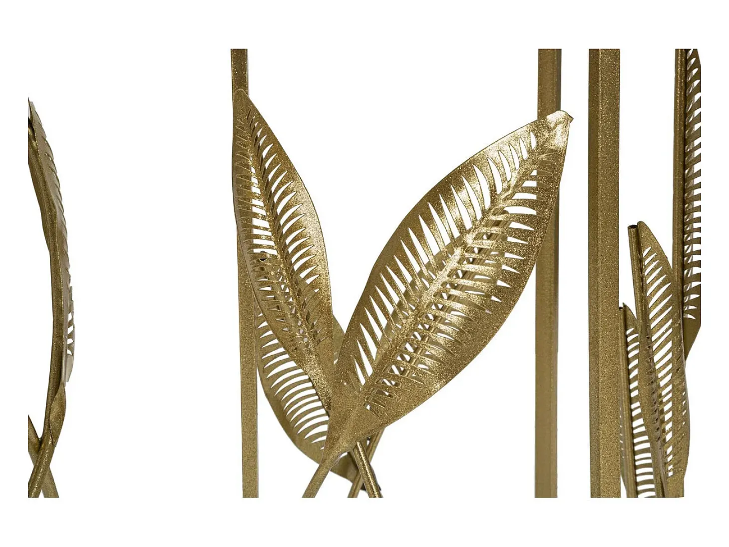Conjunto de Mesas Auxiliares Gogli, Ouro, 35x35x65,5 cm, Kendra Home
