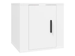 Conjunto de móveis armário aparador TV televisão sala de estar quarto sala de estar 3 peças madeira projetada branco 02_0024469