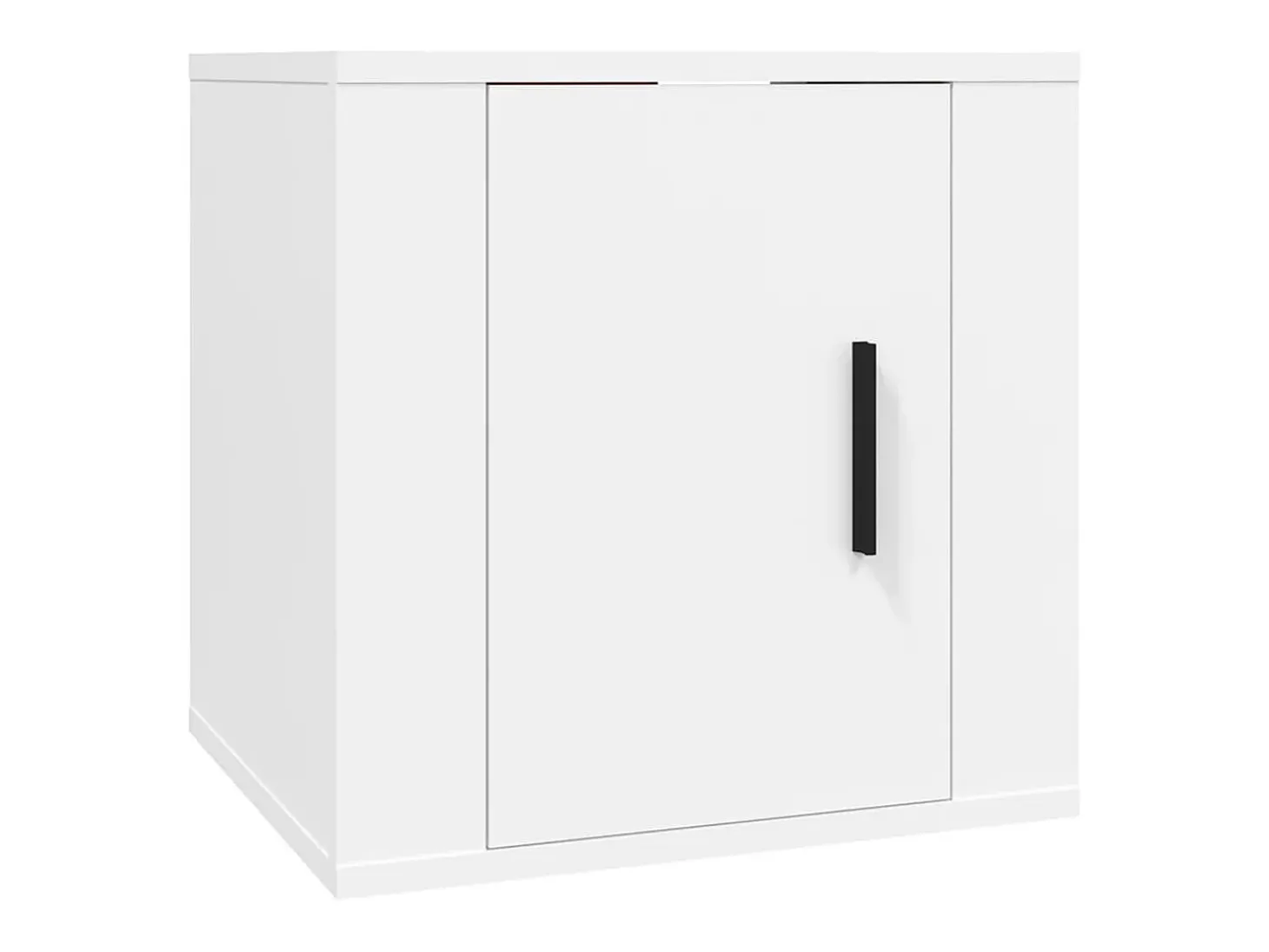 Conjunto de móveis armário aparador TV televisão sala de estar quarto sala de estar 3 peças madeira projetada branco 02_0024469