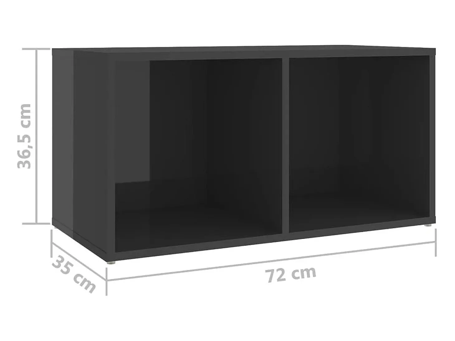 Conjunto de móveis armário aparador TV televisão sala de estar quarto sala de estar 6 peças madeira brilhante projetada cinza 02_0025090