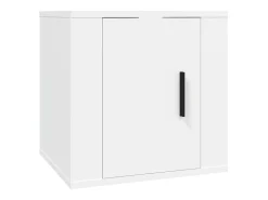 Conjunto de móveis armário aparador TV televisão sala de estar quarto sala de estar 8 peças madeira projetada branco 02_0025236