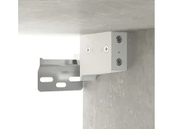 Conjunto de móveis armário buffet TV televisão sala de estar quarto sala de estar 7 peças madeira projetada cinza 02_0025167