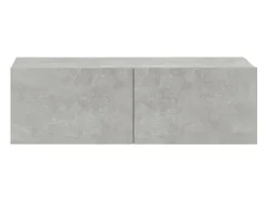 Conjunto de móveis armário buffet TV televisão sala de estar quarto sala de estar 6 peças madeira projetada cinza 02_0025039