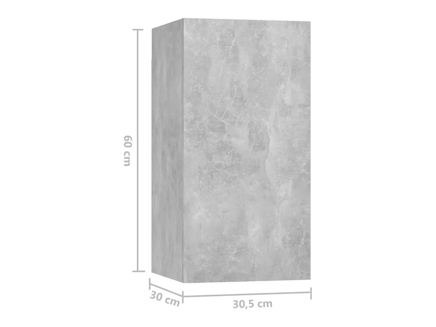 Conjunto de móveis de 10 peças incluindo guarda-roupa aparador rack para TV para sala de estar/quarto/sala de TV madeira engenheirada cinza 02_0024353