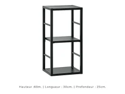 Conjunto de móveis para sala de estar estilo industrial SWITCH M2. Cor branca.