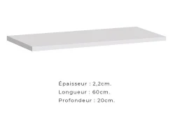 Conjunto de móveis para sala de estar estilo industrial SWITCH M5. Cor branca.