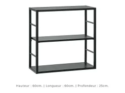 Conjunto de móveis para sala de estar estilo industrial SWITCH M5. Cor branca.