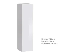 Conjunto de móveis para sala de estar SWITCH XXVI, design em cores branco e preto.