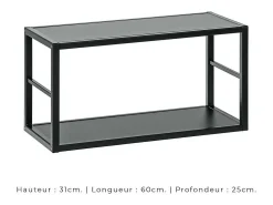 Conjunto de móveis para sala de estar estilo industrial SWITCH M3. Cor branca.
