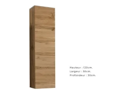 Conjunto de móveis para sala da coleção SWITCH II, design, cor carvalho Wotan.