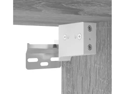 Conjunto de móveis Sonoma de madeira engenheirada com 3 peças (armário aparador suporte para TV sala de estar quarto sala de TV) - 02_0024637