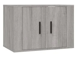 Conjunto de móveis Sonoma de madeira engenheirada com 3 peças (armário aparador suporte para TV sala de estar quarto sala de TV) - 02_0024637