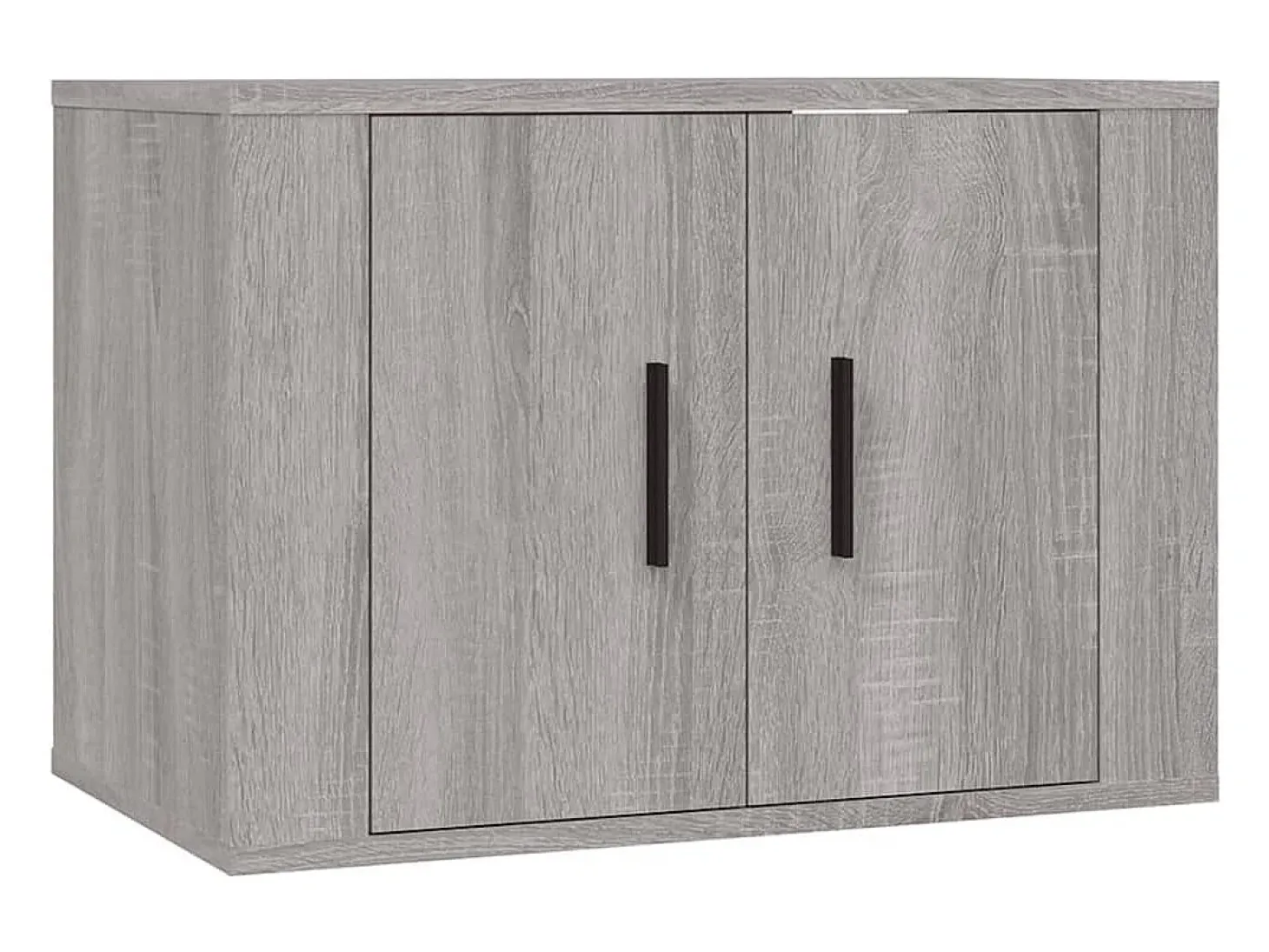 Conjunto de móveis Sonoma de madeira engenheirada com 3 peças (armário aparador suporte para TV sala de estar quarto sala de TV) - 02_0024637