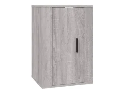 Conjunto de móveis Sonoma de madeira engenheirada com 3 peças (armário aparador suporte para TV sala de estar quarto sala de TV) - 02_0024637