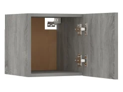 Conjunto de móveis Sonoma de 8 peças em madeira engenheirada (armário aparador suporte para TV sala de estar quarto sala de TV) - 02_0025326