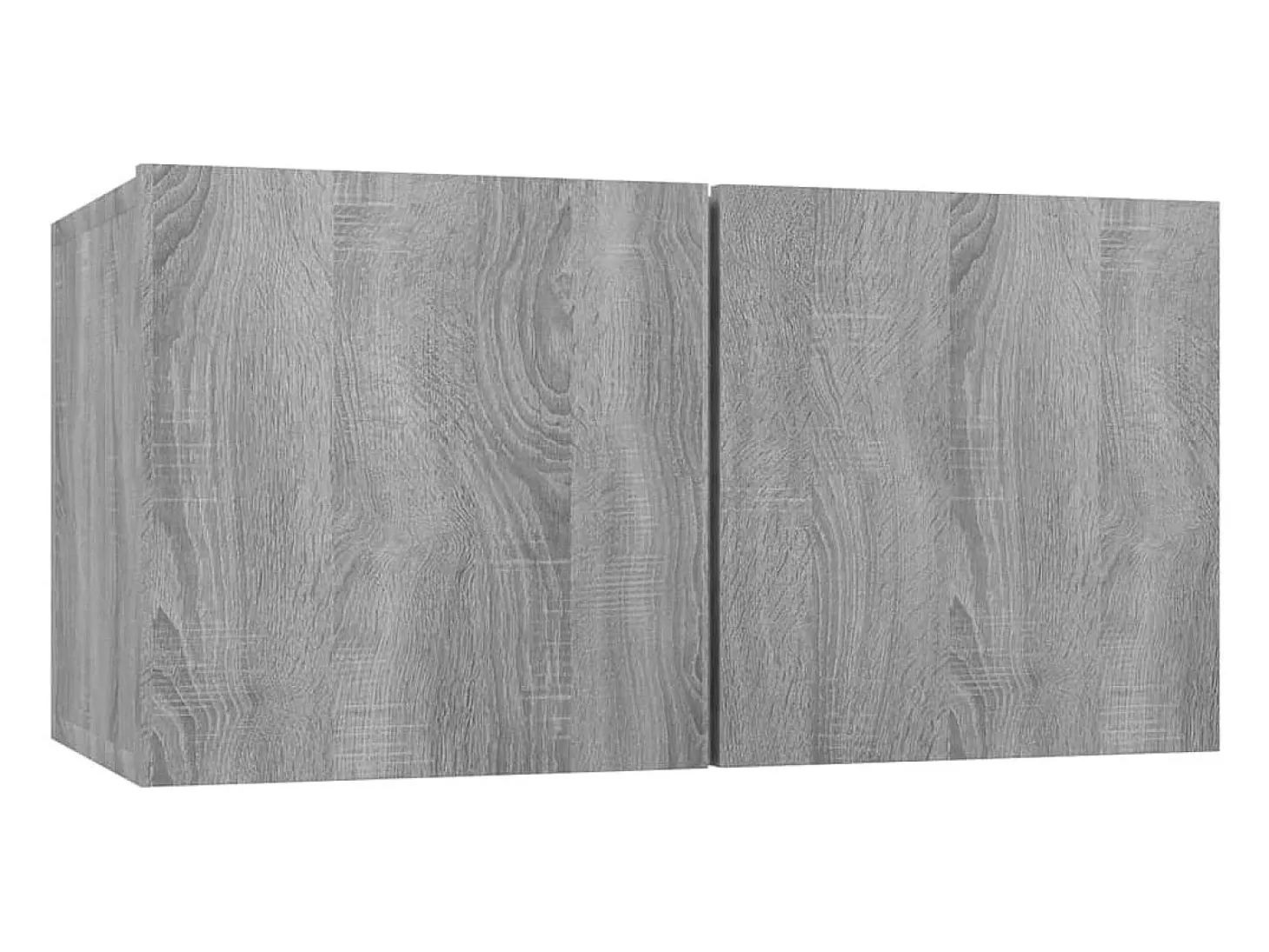 Conjunto de móveis Sonoma de madeira engenheirada com 7 peças (armário aparador suporte para TV sala de estar quarto sala de TV) - 02_0025215