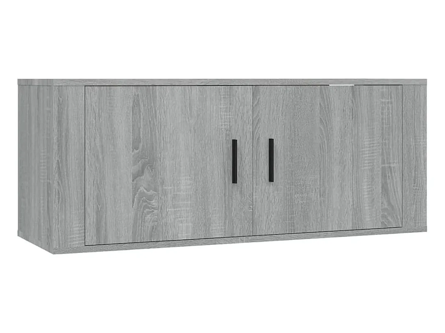 Conjunto de móveis Sonoma de 8 peças em madeira engenheirada (armário aparador suporte para TV sala de estar quarto sala de TV) - 02_0025323