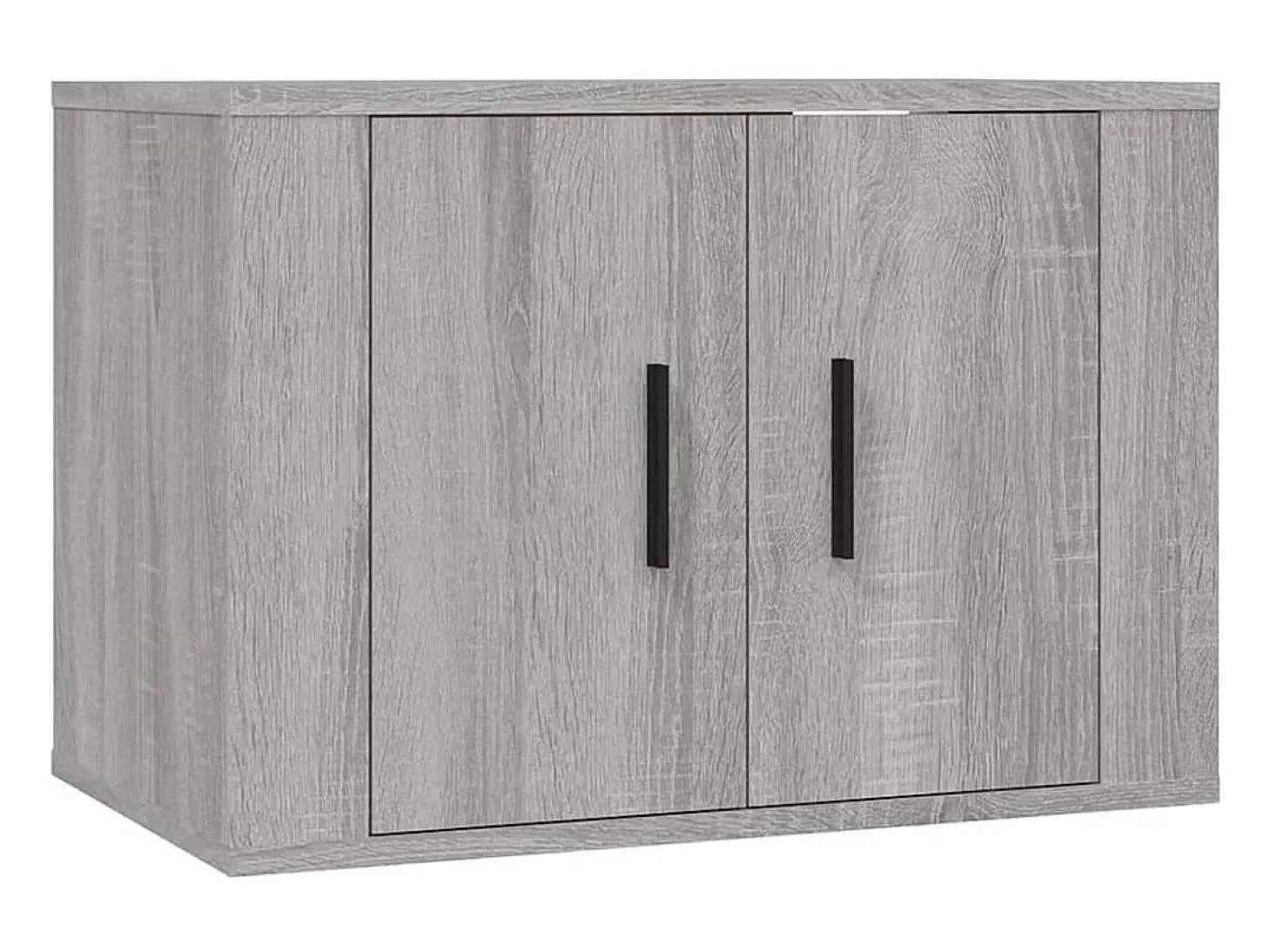 Conjunto de móveis Sonoma de madeira engenheirada com 4 peças (armário aparador suporte para TV sala de estar quarto sala de TV) - 02_0024849
