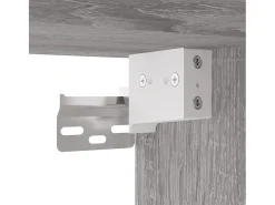 Conjunto de móveis Sonoma de madeira engenheirada com 4 peças (armário aparador suporte para TV sala de estar quarto sala de TV) - 02_0024849