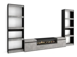 Conjunto de móveis TV, 320x35x186cm, Para televisores até 80