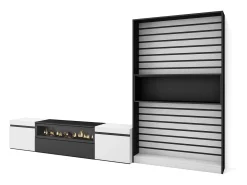Conjunto de móveis TV, 310x35x186cm, Para televisores até 80