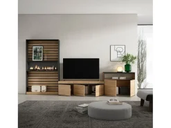 Conjunto de móveis TV, 360x35x186cm, Para televisores até 65