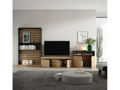 Conjunto de móveis TV, 360x35x186cm, Para televisores até 65