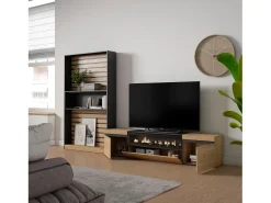 Conjunto de móveis TV, 310x35x186cm, Para televisores até 80