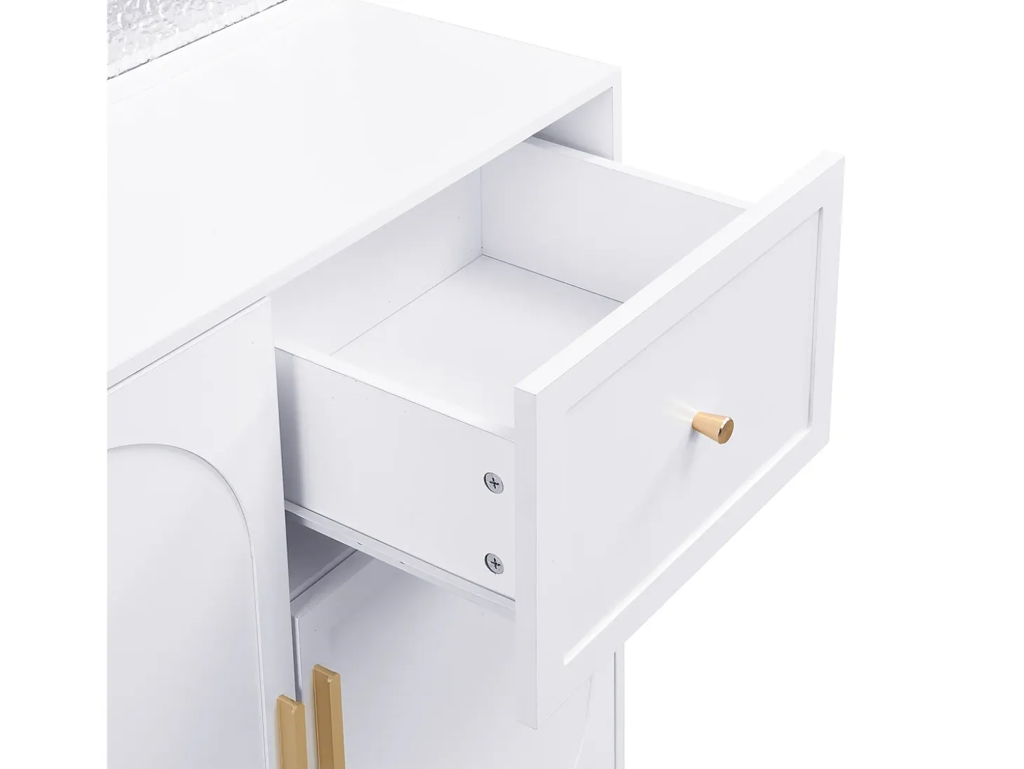 Conjunto de vestiário de entrada 80x35x175.5 cm - 2 portas e 1 gaveta - com 3 ganchos - Prateleiras ajustáveis - MDF - Branco