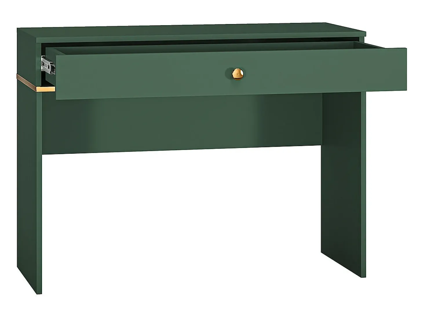 Consola 1 gaveta Thalia verde 79cm