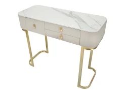 Consola de beleza com 3 gavetas cm 100X40X80