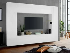 Consola extensível Martino, Consola extensível até 12 lugares, Mesa com suportes de extensão, 100% Fabricado em Itália, 51/300x90h77 cm, Bordo
