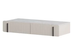 Consola suspensa com 2 gavetas de caxemira 100x17 cm